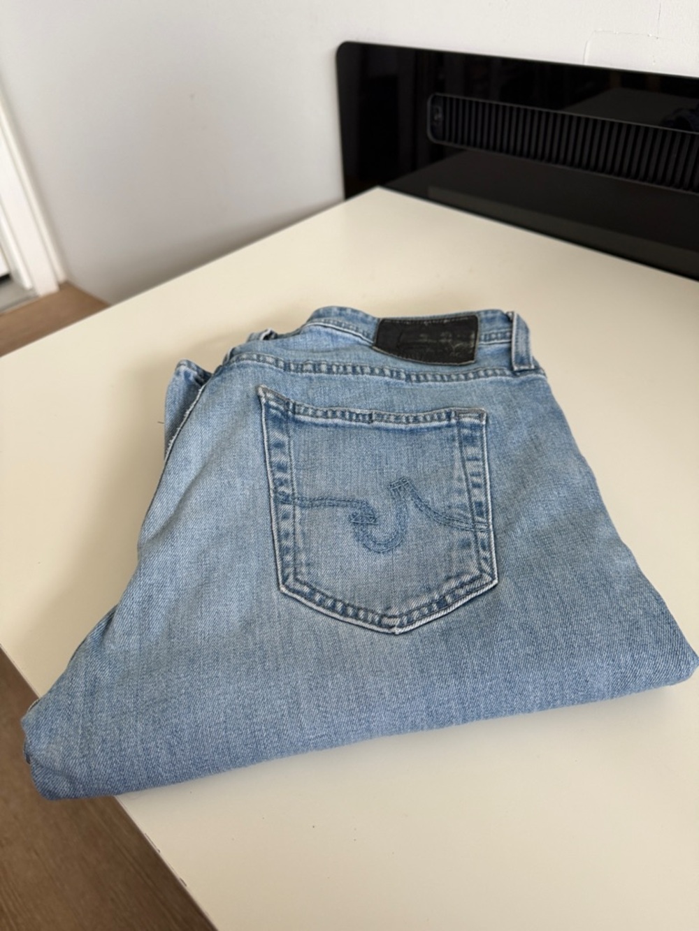 Light Blue Men's AG Denim Jeans - Classic  Everett Style
